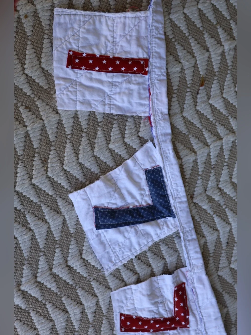 Handmade hand sewn